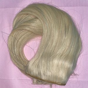 Ash Blonde #12.1 Clip In Hair Extensions 1 piece